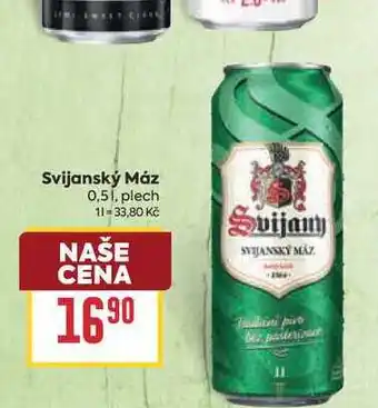 Billa Svijanský Máz 0,51, plech nabídka