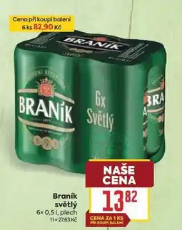 Billa Branik světlý 6x 0,51, plech nabídka