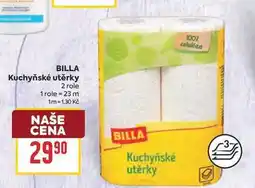 Billa BILLA Kuchyňské utěrky 2 role nabídka
