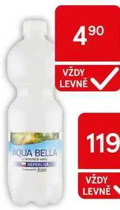 Tesco AQUA BELLA neperlivá nabídka