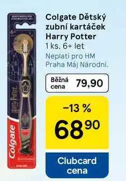 Tesco Colgate Hatty Foter Colgate Dětský zubní kartáček Harry Potter, 1 ks nabídka