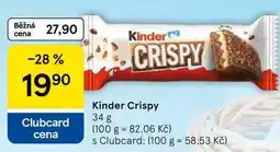 Tesco Kinder Crispy nabídka