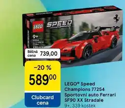 Tesco LEGO Speed Champions 77254 Sportovní auto Ferrari SF90 XX Stradale 9+, 339 kostek nabídka