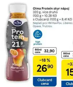 Tesco Olma Protein skyr nápoj, 320 g, více druhů nabídka