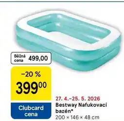 Tesco Bestway Nafukovací bazén, 200x146 x 48 cm nabídka