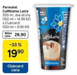 Tesco Parmalat Caffèlatte Latte, 200 ml, dva druhy nabídka