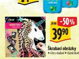Albert Škrabací obrázky 4 ks v balení nabídka