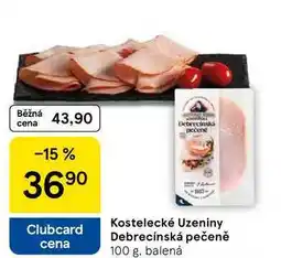 Tesco Kostelecké Uzeniny Debrecínská pečeně, 100 g, balená nabídka