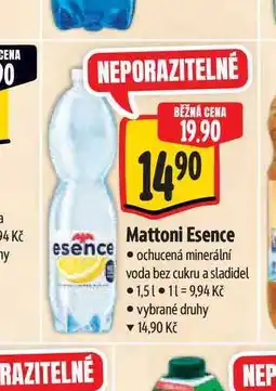 Albert Mattoni Esence ochucená minerální voda bez cukru a sladide nabídka
