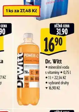 Albert Dr. Witt minerální voda s vitaminy nabídka