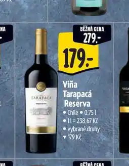 Albert Viña Tarapacá Reserva Chile nabídka