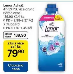 Tesco Lenor Aviváž, 47-59 PD, více druhů nabídka