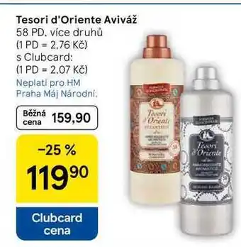 Tesco Tesori d'Oriente Aviváž, 58 PD nabídka
