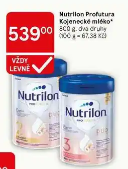 Tesco Nutrilon Profutura Kojenecké mléko, 800 g, dva druhy nabídka