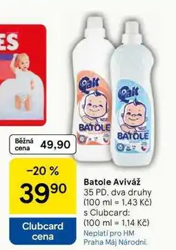 Tesco Batole Aviváž, 35 PD, dva druhy nabídka