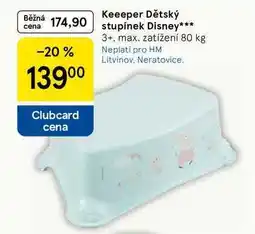 Tesco Keeeper Dětský stupínek Disney 3+, max. zatížení 80 kg nabídka