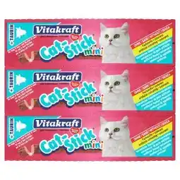 Tesco Vitakraft Cat-Stick mini hovězí a taurin pro kočky 3 ks 18g nabídka