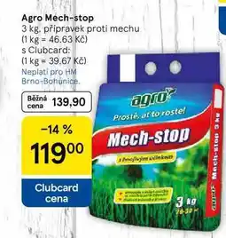 Tesco Agro Mech-stop 3 kg, přípravek proti mechu nabídka