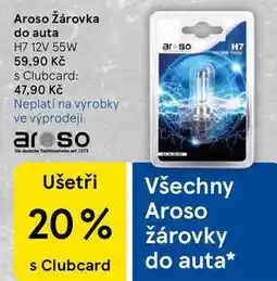 Tesco Aroso Žárovka do auta, H7 12V 55W nabídka