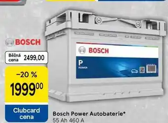 Tesco Bosch Power Autobaterie, 55 Ah 460 A nabídka