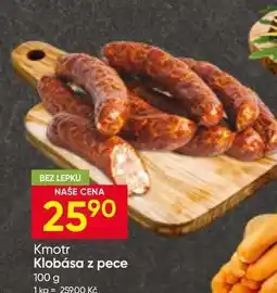 Hruška Kmotr Klobása z pece nabídka