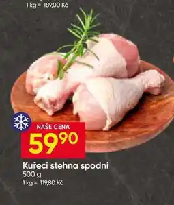 Hruška Kuřecí stehna spodní nabídka