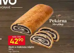 Hruška Závin s makovou náplní nabídka
