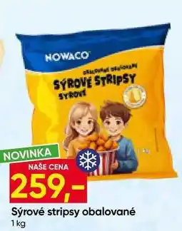 Hruška NOWACO Sýrové stripsy obalované nabídka