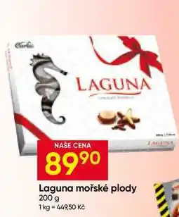Hruška Laguna mořské plody nabídka