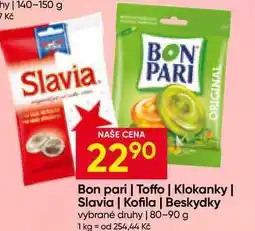 Hruška bonbony Slavia nabídka