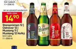 Hruška Mustang 11 0,5l sklo nabídka