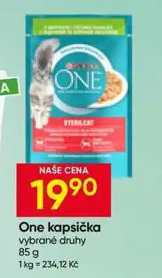 Hruška Purina One kapsička vybrané druhy nabídka