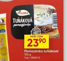 Hruška Hruška Pomazánka tuňáková nabídka