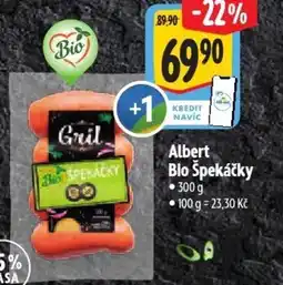 Albert Albert Bio Špekáčky nabídka