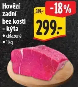 Albert Hovězí zadní bez kosti - kýta nabídka