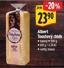 Albert Albert Toustový chléb nabídka