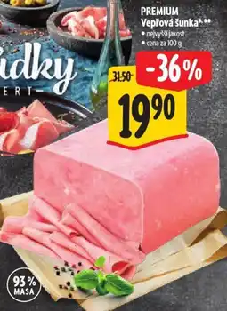 Albert PREMIUM Vepřová šunka nabídka