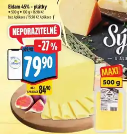 Albert Eidam 45% - plátky nabídka