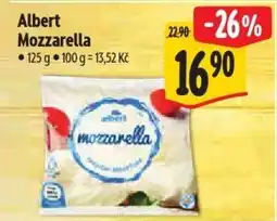 Albert Albert Mozzarella nabídka