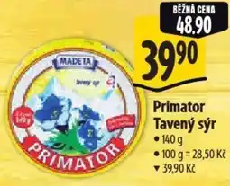 Albert Madeta Primator Tavený sýr nabídka