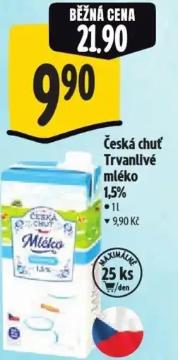 Albert Česká chuť Trvanlivé mléko 1,5% nabídka