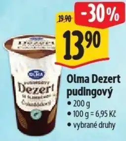 Albert Olma Dezert pudingový nabídka
