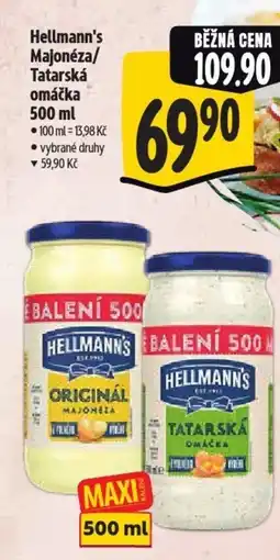 Albert Hellmann's Majonéza/ Tatarská omáčka nabídka