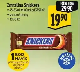 Albert Zmrzlina Snickers nabídka