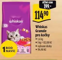 Albert Whiskas Granule pro kočky nabídka