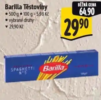Albert Barilla Těstoviny nabídka