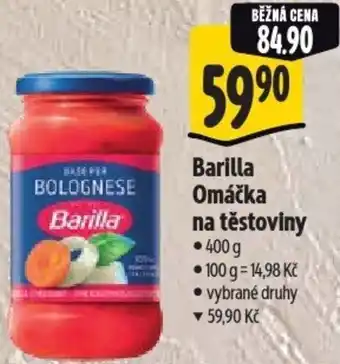 Albert Barilla Omáčka na těstoviny nabídka