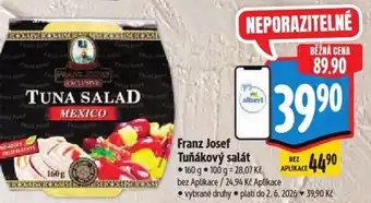 Albert Franz Josef Tuňákový salát nabídka