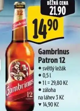 Albert Gambrinus Patron 12 nabídka