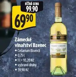 Albert Zámecké vinařství Bzenec nabídka